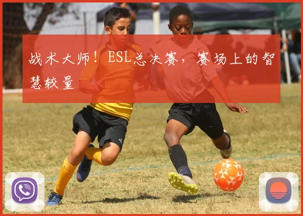战术大师！ESL总决赛，赛场上的智慧较量